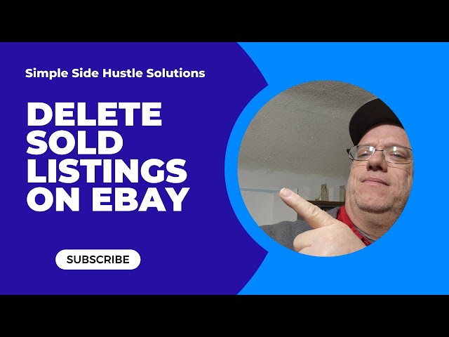 How to Delete SOLD Active Listings On eBay