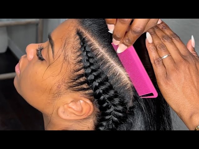 Why PRESS your hair for braids?? | Butterfly Braids | Mystical Braids