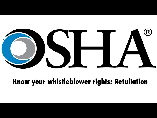 Retaliation for speaking up is not OK: whistleblower rights