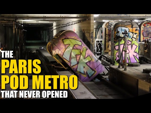 The Weird Pod Metro That Lies Forgotten Under A Paris Suburb