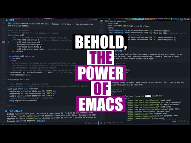 Emacs Makes Moving Words and Lines Super Easy