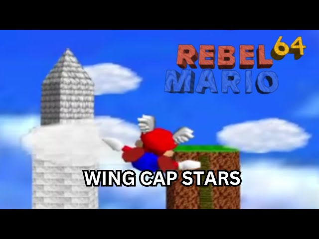 Rebel Mario 64 Wing Cap Stars
