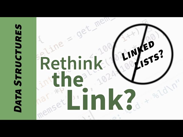 Should you avoid linked lists? (linked list vs arrays)