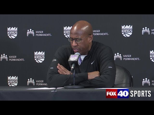 Kings coach Mike Brown on Sunday's 127-106 win over the Jazz, adjustments without Malik Monk