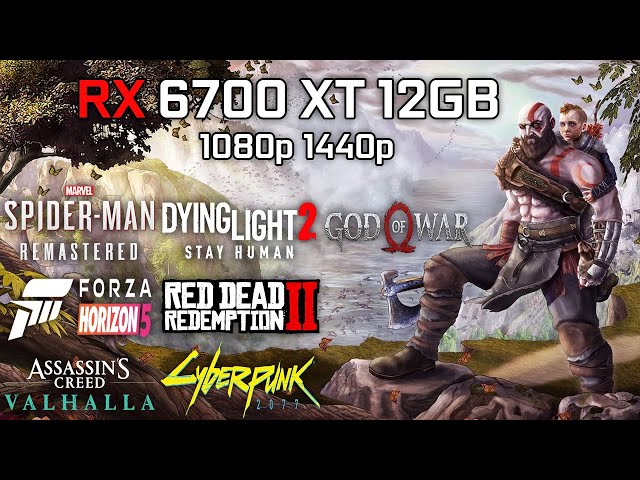 AMD RX 6700 XT 12GB + RYZEN 5 5600X | Test in 15 Games | 1080p - 1440p | in 2022