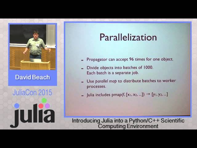 David Beach: Introducing Julia into a Python/C++ Scientific Computing environment