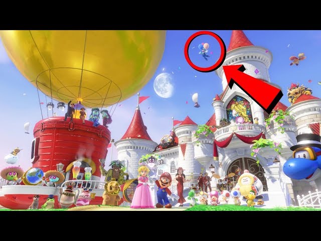 Super Mario Odyssey - All Endings + New 100% Ending