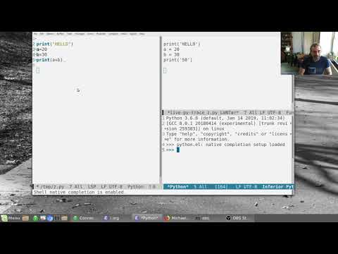 Using Emacs Episode 65 - Live Python