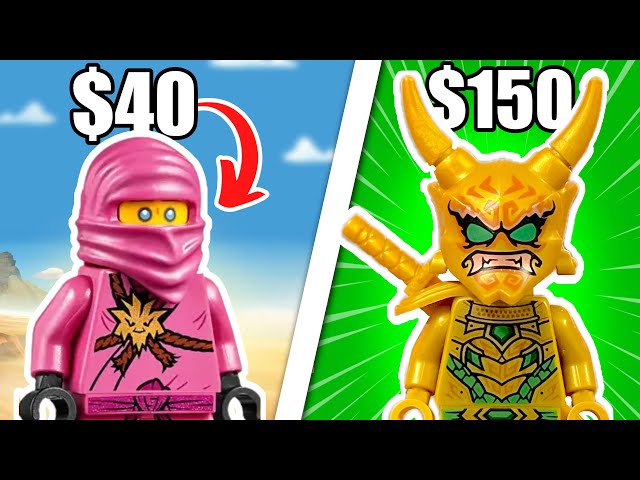Most EXPENSIVE LEGO Ninjago Minifigures from EVERY Season... Part 3
