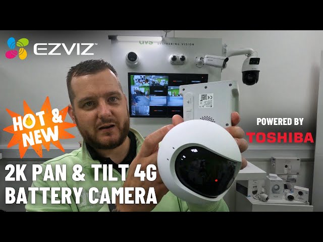 EZVIZ 2K Pan & Tilt 4G Battery Camera - BRAND NEW [360° Coverage]