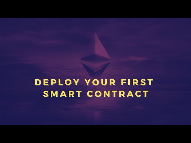 Deploy your first Solidity smart contract with Remix IDE