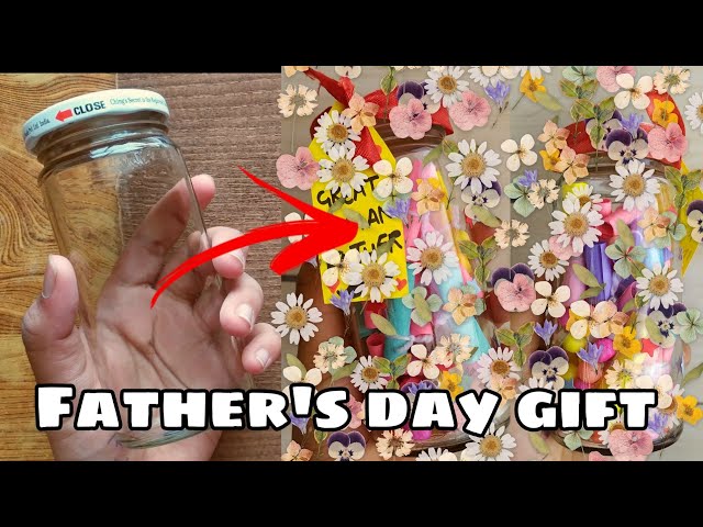 Father's day gift idea from glass bottle ❤️ / DIY father's day idea💡/gift ideas/ @Cosmicwave885