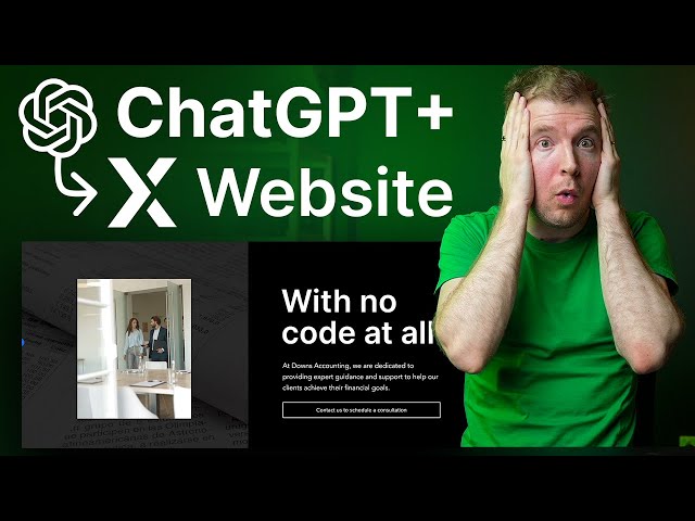 Using ChatGPT to build a Website with No Code