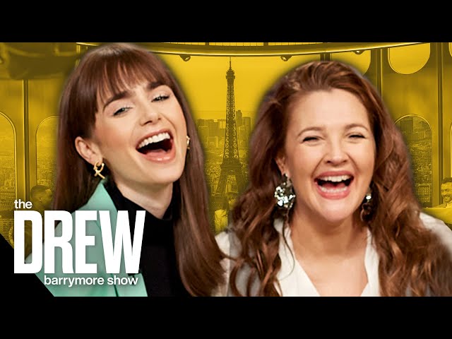 "Emily In Paris" Cast Reveals their Childhood Crushes | FULL EPISODE | The Drew Barrymore Show