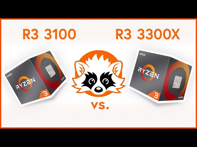 AMD Ryzen 3 3100 vs. AMD R3 3300X Gaming Benchmark Comparison