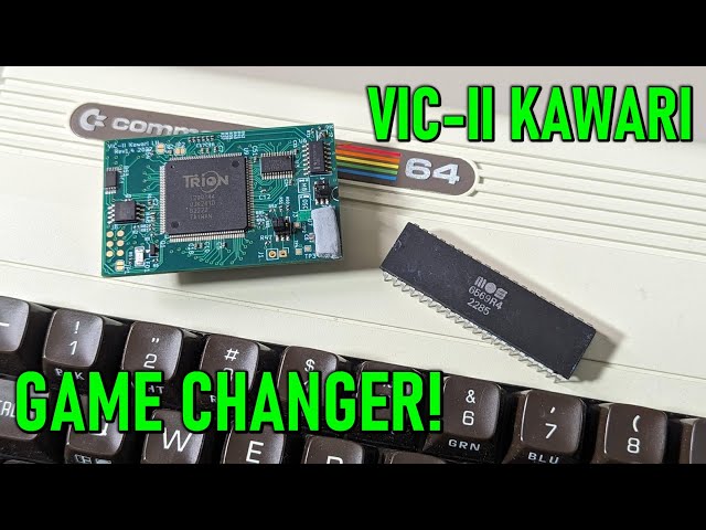 The VIC-II Kawari is a game changer for the NTSC Commodore 64