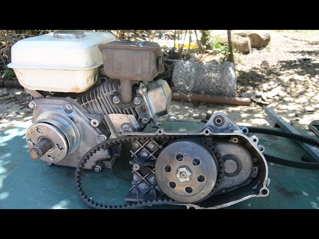 HomeMade 212cc Engine CVT Clutch - Full Video