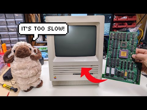 The Macintosh SE is slow. Let's speed it up!