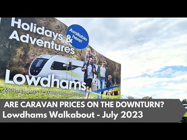 Are caravan prices on the downturn? Lowdham Leisureworld Nottingham Walkabout - July 2023