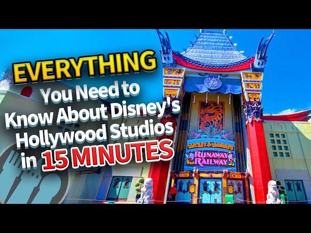 Everything You Need to Know About Disney's Hollywood Studios in 15 Minutes