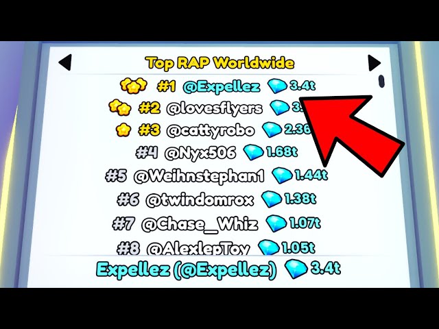 How I Got #1 On The *RAP LEADERBOARD* In Pet Simulator 99!