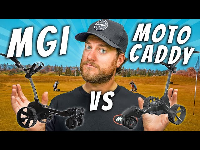 MGI Zip Navigator vs Motocaddy M7 // Best Electric Remote Golf Trolley Under $2000