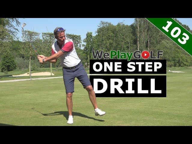 Improve your Golf Swing with the One Step drill