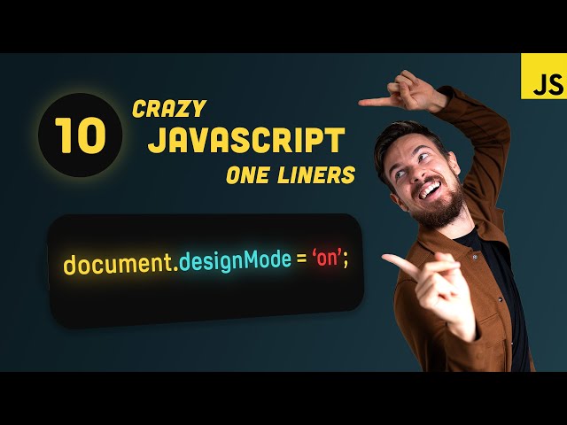 Top 10 Javascript One Liners YOU MUST KNOW!