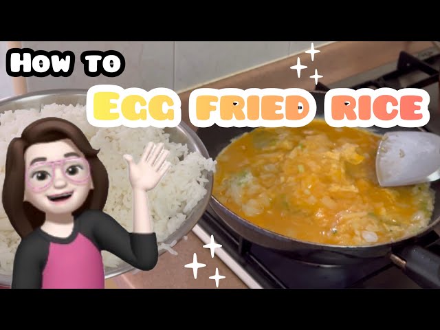 How to Cook EGG FRIED RICE in less than 10 minutes!