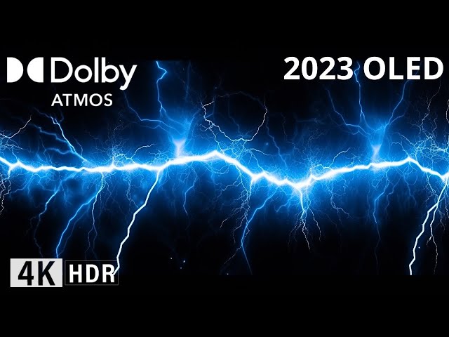 DOLBY ATMOS sound Design, THUNDER STORM, 4K HDR 60FPS Dolby Vision!