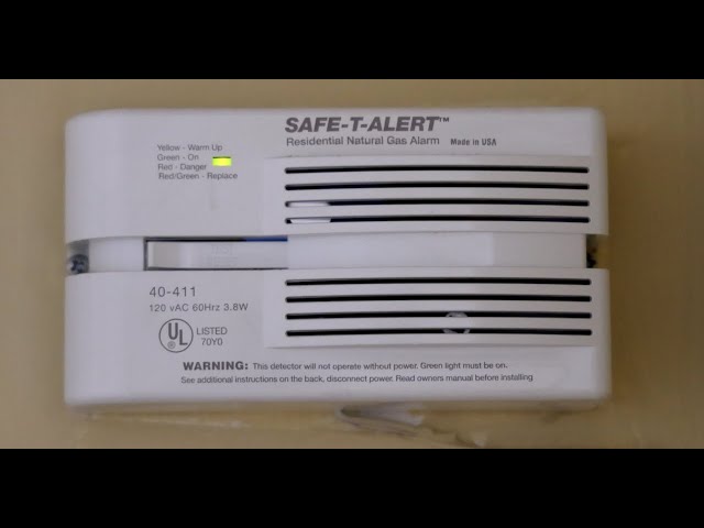 Safe-T-Alert Residential Natural Gas Alarm Test | 40-411