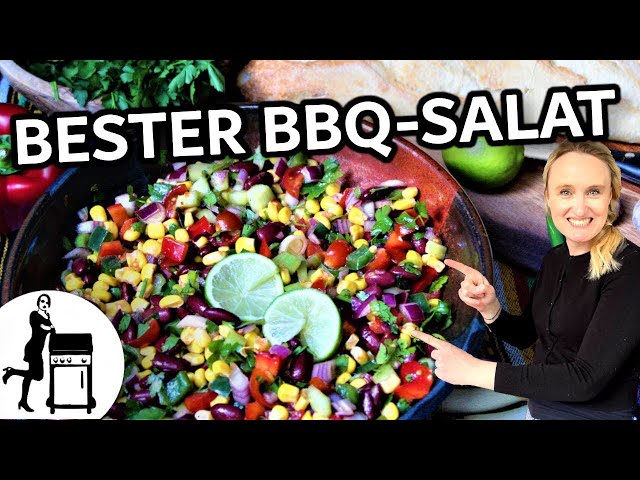 Mexikanischer Salat im BBQ-Style | bunt und knackig | Die Frau am Grill