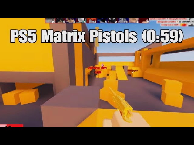Arsenal PS5 Matrix Pistols (0:59)