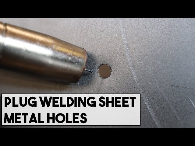 HOW TO PLUG WELD HOLES IN AUTO BODY PANELS