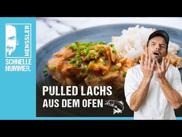 Schnelles Pulled Lachs aus dem Ofen Rezept von Steffen Henssler