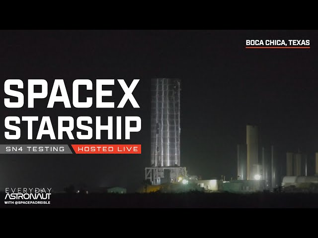 [May 6] Let's watch SpaceX Static Fire Starship SN-4!