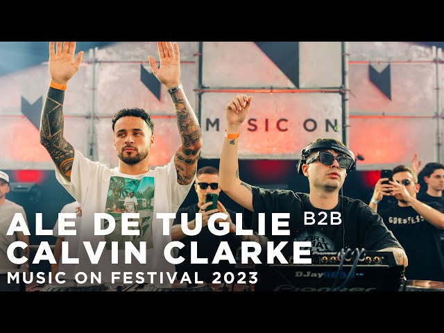 ALE DE TUGLIE b2b CALVIN CLARKE at MUSIC ON FESTIVAL 2023 • AMSTERDAM