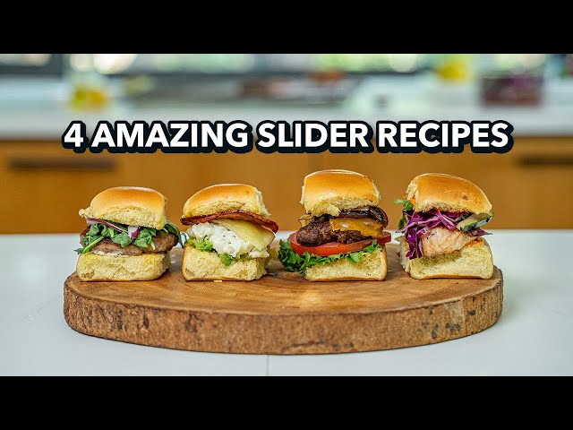 Game Day Eats - 4 Amazing Slider Recipes