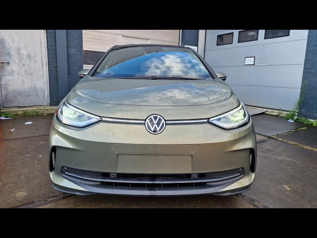 Exclusive Look: Volkswagen ID.3 GP in Olive Green - Complete Walkaround!