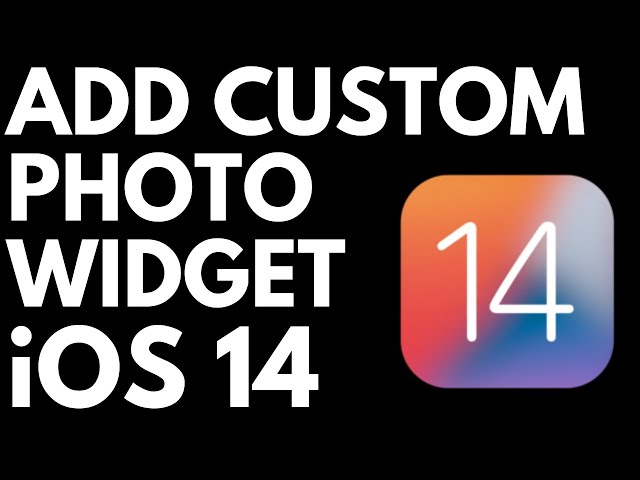 How to Add Custom Photo Widget on iOS 14 - iPhone & iPad Tutorial