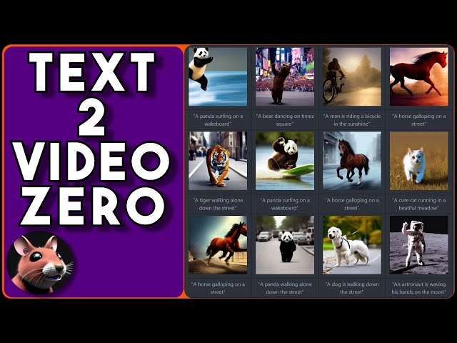 Text2Video-Zero AI | Text-to-Image Diffusion Models are Zero-Shot Video Generators