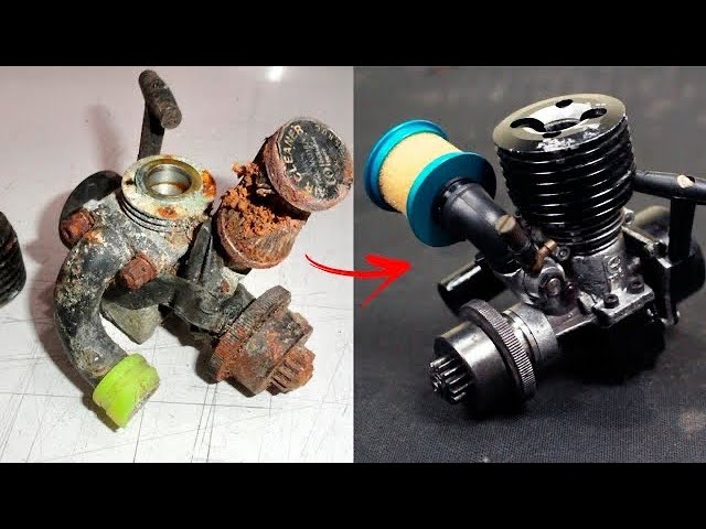 Restoration of an old RC car engine - Impossible Restorations #1