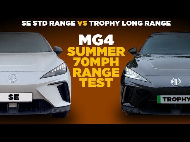 MG4 SE SR vs TROPHY LR Summer Range Test | Comparing the data