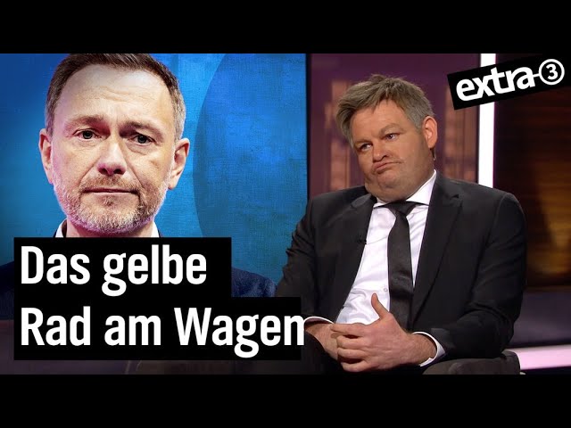 Immer Streit zwischen FDP und Grünen (mit Max Giermann als Robert Habeck) | extra 3 | NDR