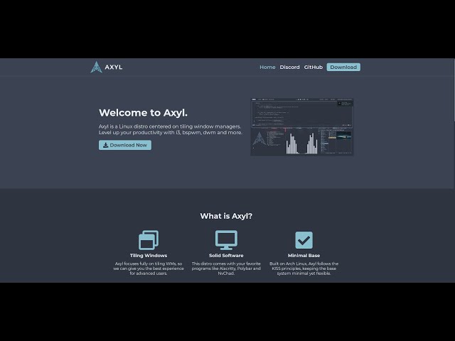 Axyl Linux : Lighter than the Lightest
