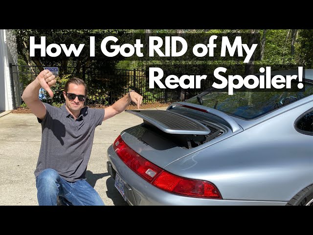 I HATE My Porsche 911 Rear Spoiler! (How To Easily Disable The Porsche 911 993 Rear Spoiler)