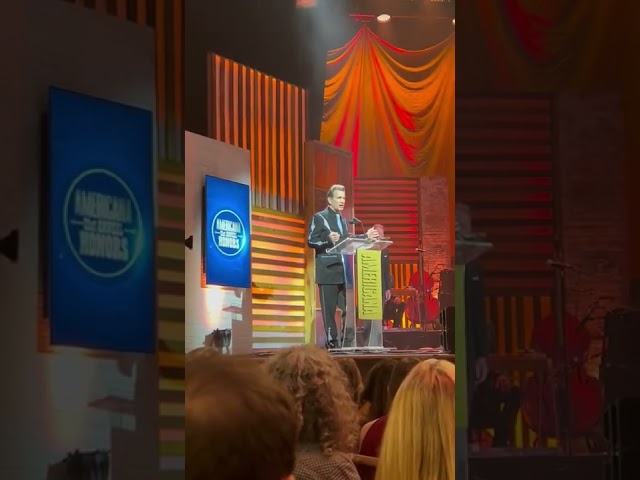 Chris Isaak | Accepting Lifetime Achievement Award at the Americana Awards #Shorts
