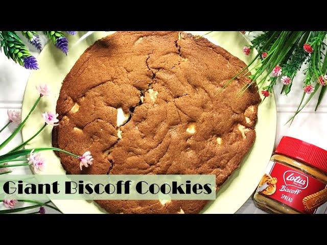 BISCOFF Cookies || GIANT cookies || easy 4 ingredients Recipe