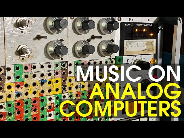 Analog Computers for music | Livestream with Hans Kulk & Professor Bernd Ulmann