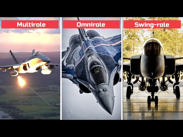 Multirole Omnirole Swing-role Fighter Jets explained #airforce #defence #facts #factsinhindi@warlogs